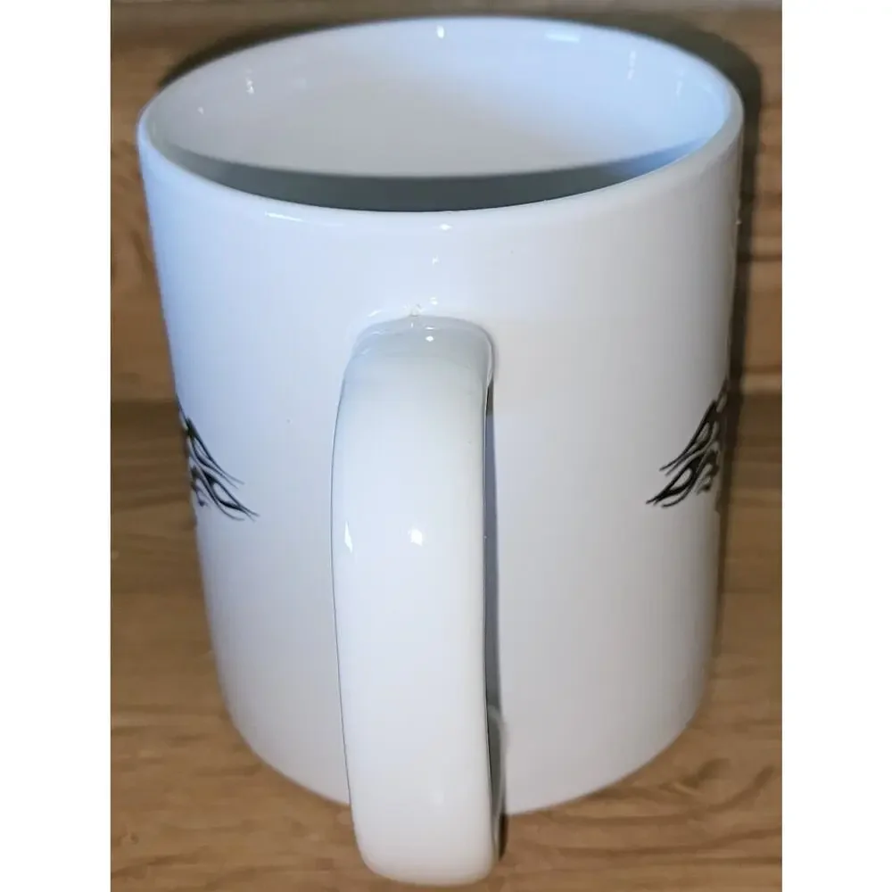 Vintage Black Hills South Dakota Mt. Rushmore Souvenir Coffee Mug White & Black